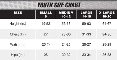 Size Chart - Youth